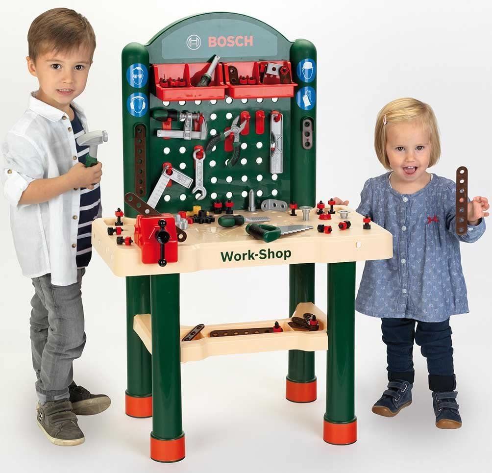 Banco Lavoro Workshop Bosch da 82 pezzi Theo Klein 8461 Portobello