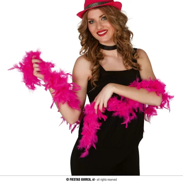 boa fucsia
