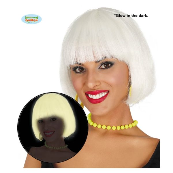 parrucca-caschetto-bianco-liscio-fluorescente-frangia-glown-fluo